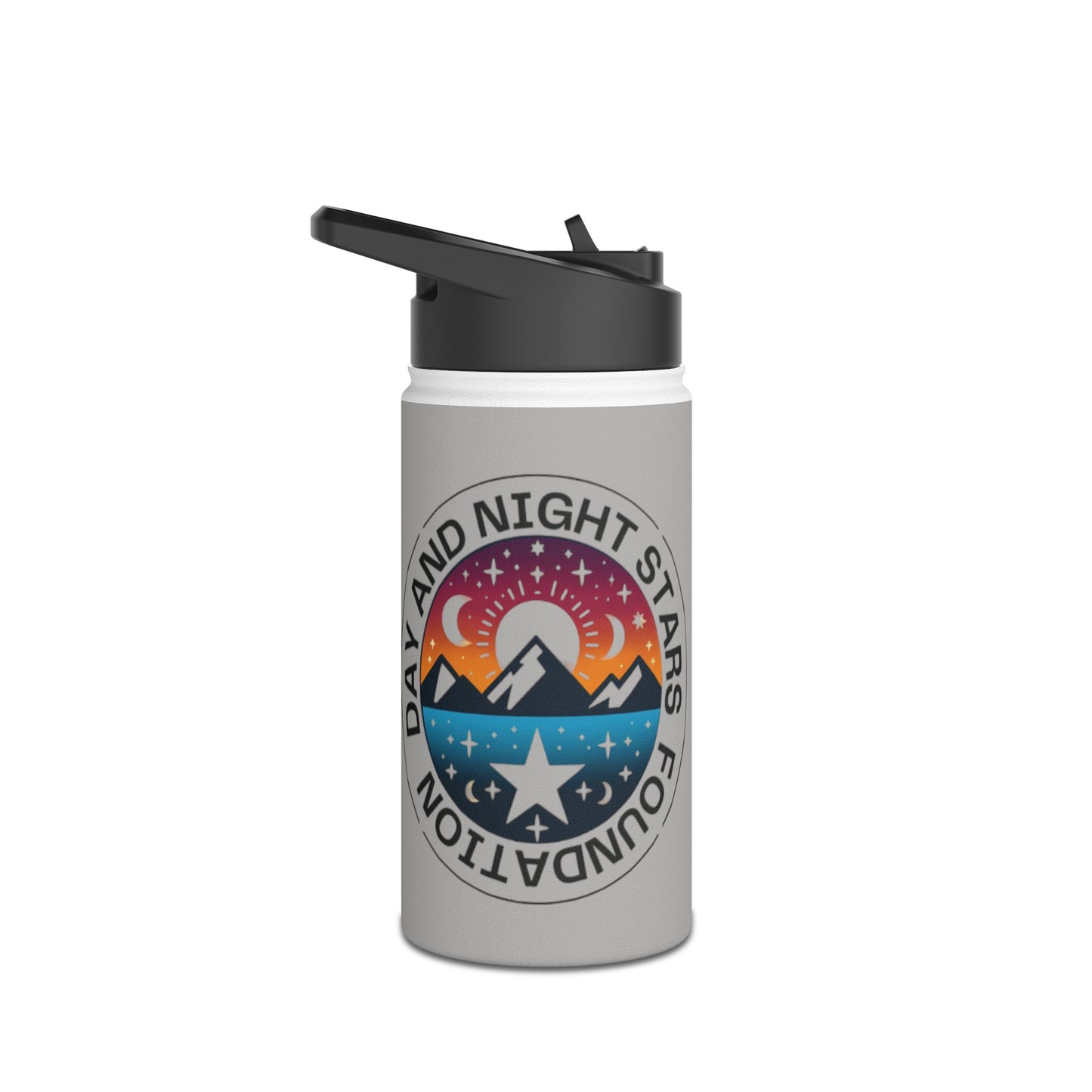 A Stainless-Steel Water Bottle, Standard Lid