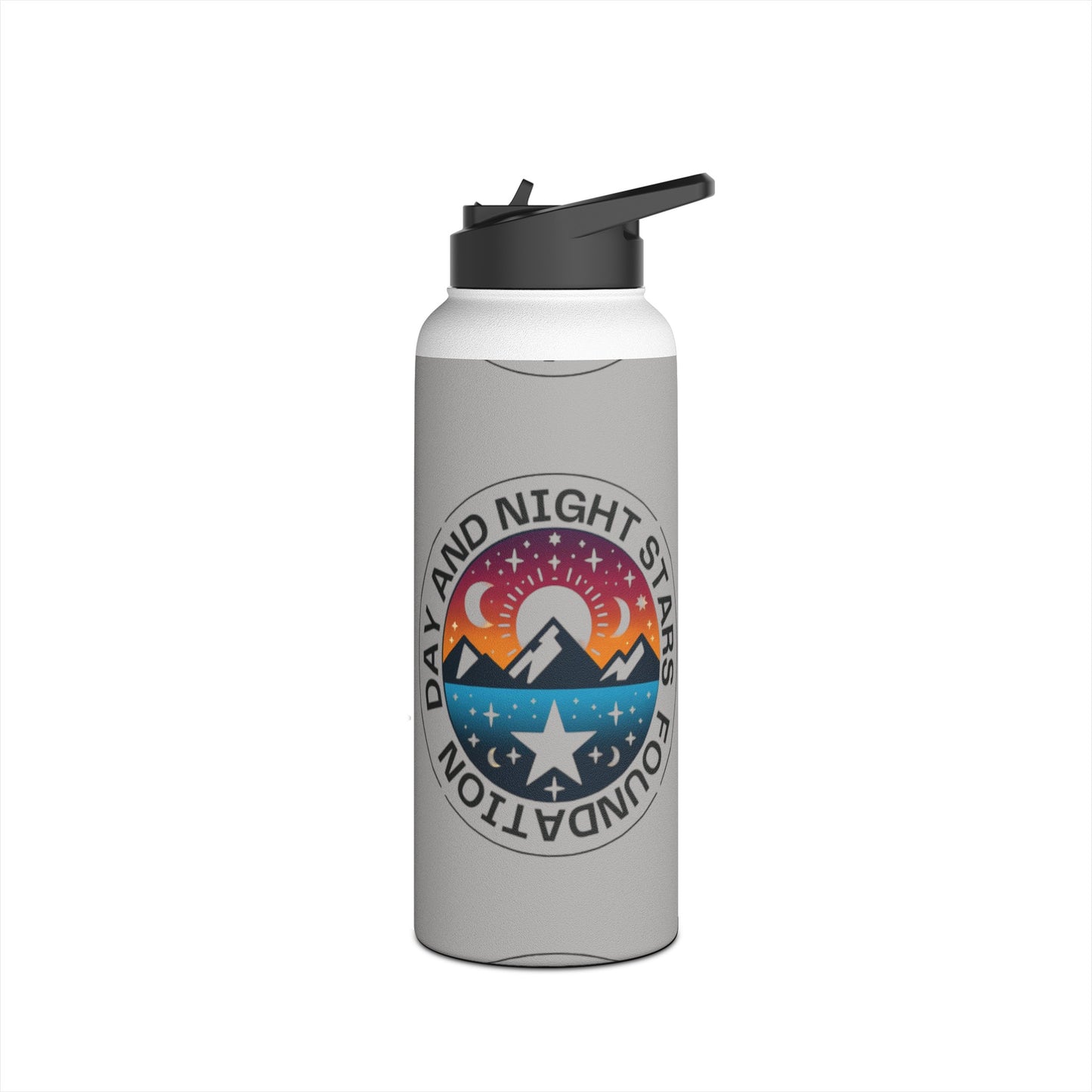 A Stainless-Steel Water Bottle, Standard Lid