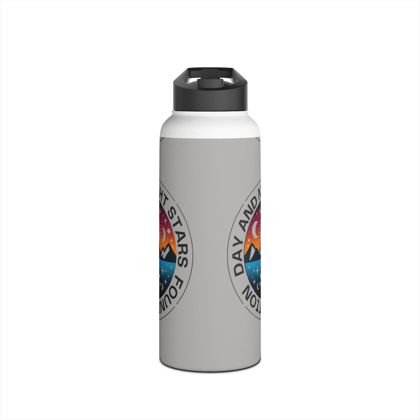 A Stainless-Steel Water Bottle, Standard Lid