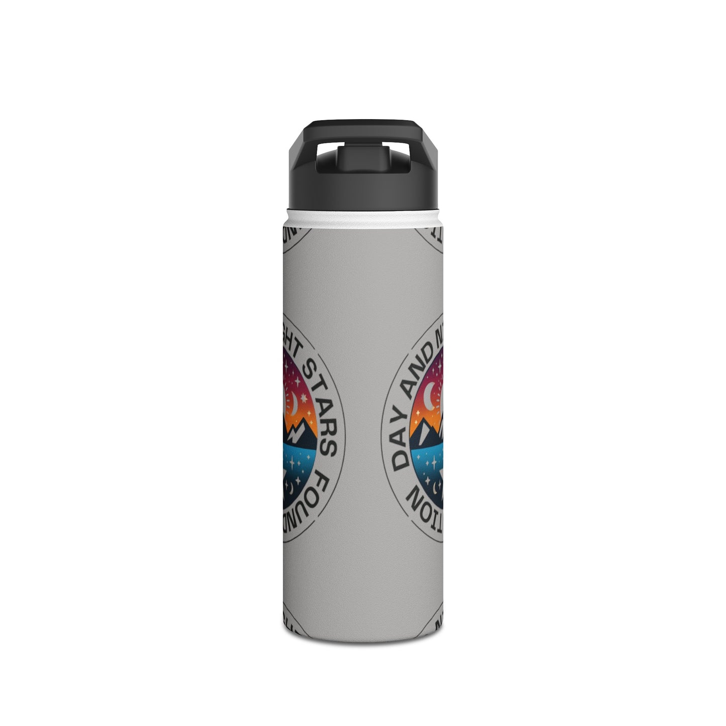 A Stainless-Steel Water Bottle, Standard Lid