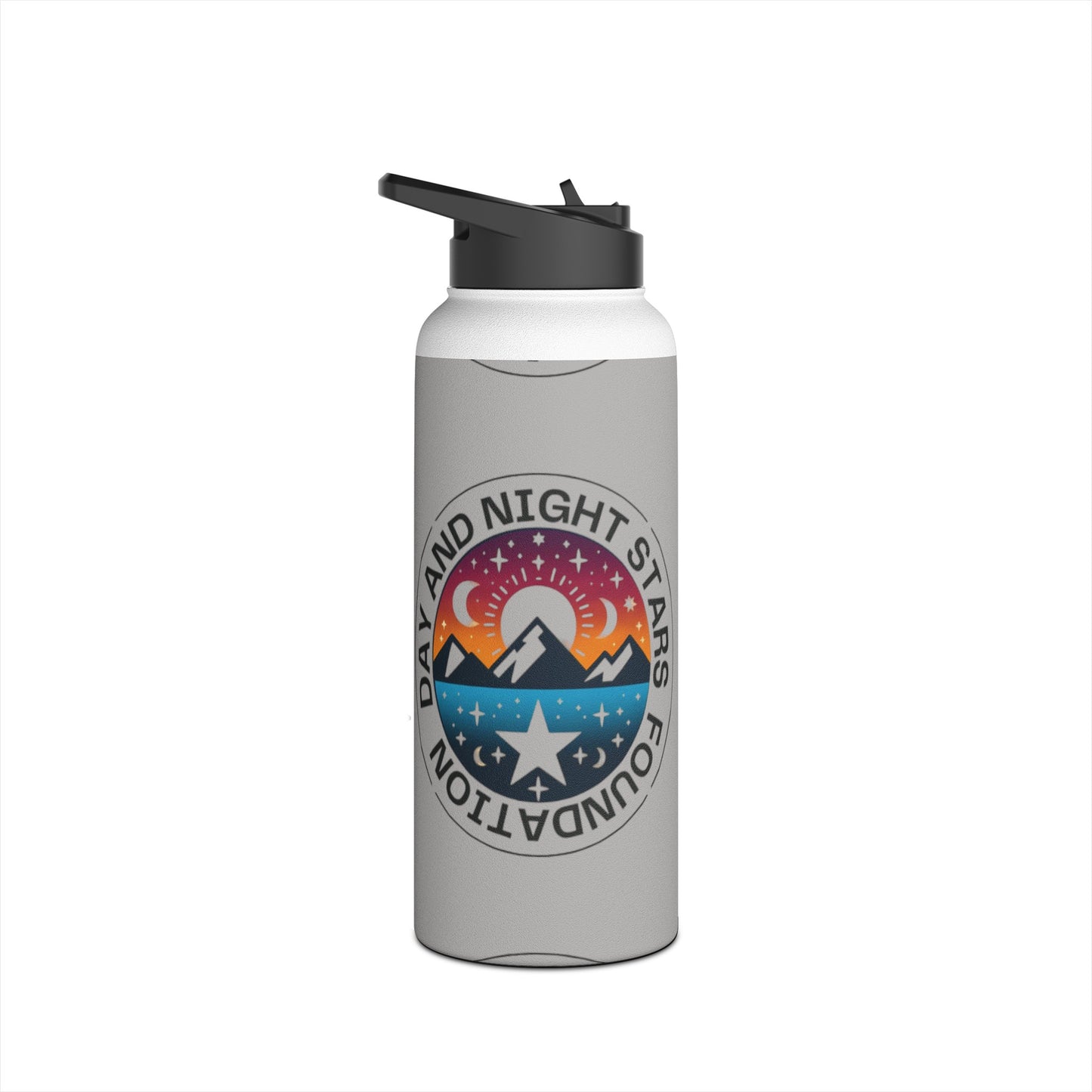 A Stainless-Steel Water Bottle, Standard Lid