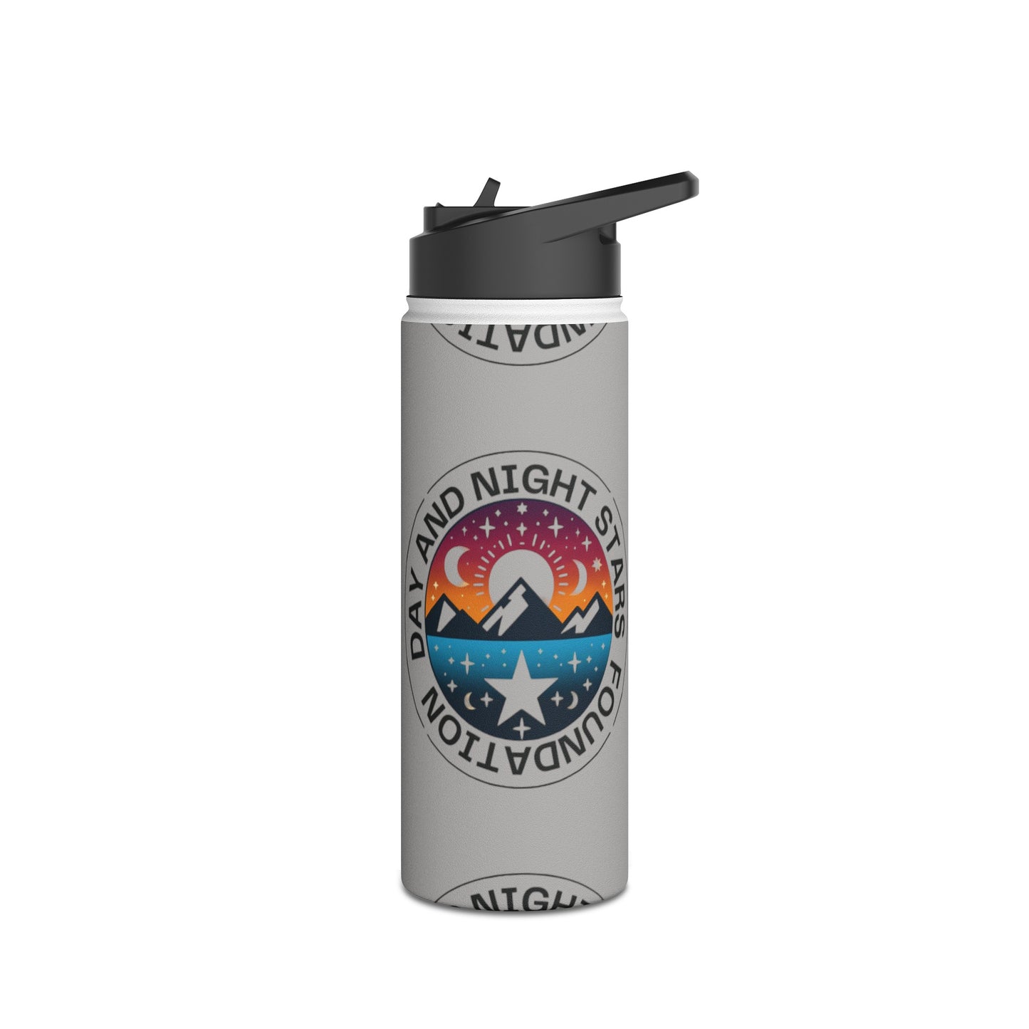A Stainless-Steel Water Bottle, Standard Lid