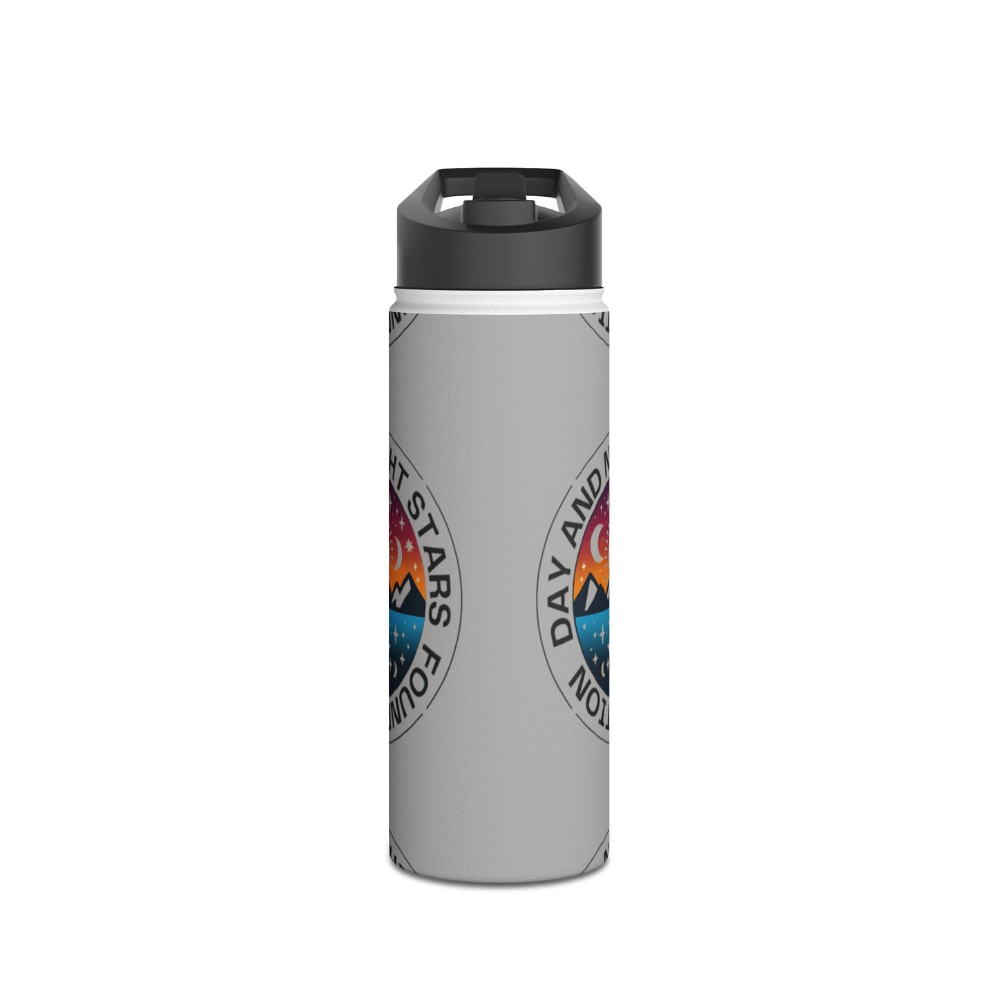A Stainless-Steel Water Bottle, Standard Lid